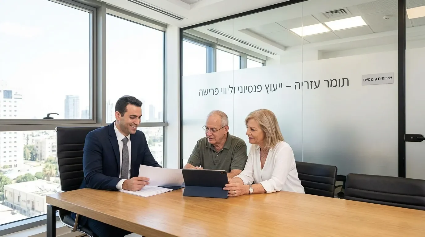 ייעוץ פנסיוני מקצועי עם לקוחות